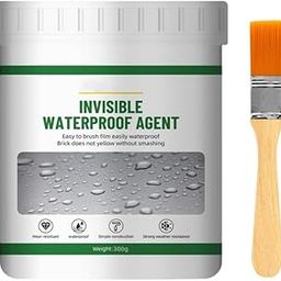 Transparent Waterproof Sealant, Clear Water-Based Invisible Leak Repair Coating for Roofs, Walls, Bathroom, Shower, Kitchen, Indoor & Outdoor Waterproof Agent (300 GRAM)-image-26