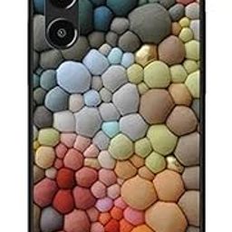 NDCOM for Samsung M56 5G Back Cover | Premium F56 5G Samsung Cover for Ultimate Protection | Galaxy M56 Back Cover | Colourful Stone Printed Metal Case-image-7