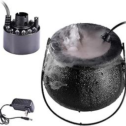 UJEAVETTE Mist Maker LED Mister Fogger Water Fountain Fog Machine Plastic Mist Maker-picture-5