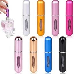 SHOPORIA Travel Mini Perfume Refillable Atomizer Bottle – 5ml Portable Perfume Spray Bottle for Travel, TSA Approved Fragrance Scent Pump – Empty Refillable Spray Containers – Pack of 4-picture-30