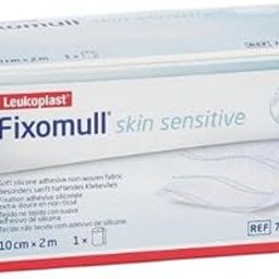 Leukoplast Fixomull Skin Sensitive Medical Tape - 10 cm x 2 m, White (Pack of 1)-11