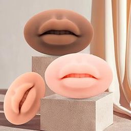5D Silicone Practice Lips for Microblading Training, Reusable,-59