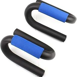 Push2Fit Imported Metallic-fiber S Shape Push Up Bars Stands (Black)-picture-28
