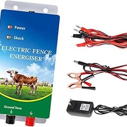 ATORSE Electric Fence Energizer Fence Tool Portable Controller for Garden Lawn Home-11