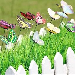 Stick Butterflies - Set of 6 for Tray Gardening/Fairy Garden/Terrariums/Landscaping/Craft Model Work/Plant Decoration-image-60