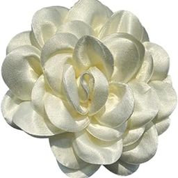 Fashion My Day Flower Brooch Badge Large for Women Flower Hair Clip for Banquet Dress Party White | Pins & Brooches | Fashion Jewelry-image-7