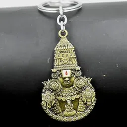 afh Lord Tirupati Balaji Spiritual Car & Bike Accessory Key Ring for Men and Women-picture-47