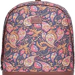 Printed Women's Jute Handcrafted Vegan Leather Multicolor Daypack/BackpackFor Travel, college, daily use, for girls women-image-39