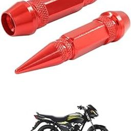 LOVMOTO Universal 2PC Spiked Aluminum Stem Valve Caps Dustproof Tire Wheel Stem Caps for Cars,SUVs,Trucks Bicycles and Motorcycles Comfortable with St-ar ci-ty-image-88