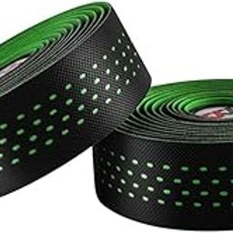 CALANDIS 2Pcs Bicycle Handlebar Tape PU Leather Fishing Rod Wrap End Plugs Green | Sporting Goods | Cycling | Bicycle Components & Parts | Handlebar Grips Tape & Pads-image-16