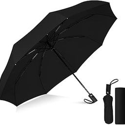 Umbrella for Women | Umbrella for Men | Umberallas for Rain with Auto Open and Close Small Folding Umbrella Travel Parasol with 95% UV Protection Umbrella-image-86