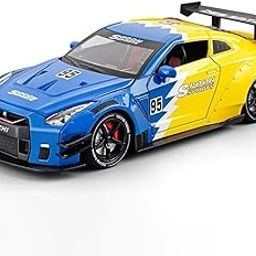 MTG Metro Toys & Gift 1:24 Nissan GT-R R35 Spray Version Diecast Model Car Alloy Cars Toys Collection Gift for Kids Boy Girl【Colors as Per Stock】-image-29