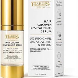 Habibs Orgamatics Biotin Hair Growth Serum Advanced Topical Formula To Help Grow Healthy, Strong Hair Suitable for Men and Women of All Hair Types Hair Loss Support By Pureauty Naturals 30ML-image-28