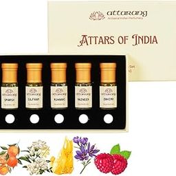 Top 5 Feminine Attars of India by Attarang | Fragrances for Her | Premium, Alcohol-free Perfume Oils | 5x3ml Women Attar Combo Set - Total 15ml-image-48
