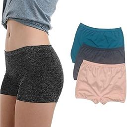 Pack of 3 Cotton Boyshort Panties for Girls and Women-image-98