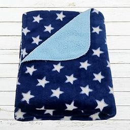 BRANDONN Baby Blankets New Born Pack of Star Wrapper Bedsheet Cum Wrapping Sheet for Baby Boys and Baby Girls(Cotton, Lightweight, 30x40_SHEET_NAVYBLUE_STARS)-image-36