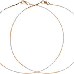925 Sterling Silver Modest Minimal Dual-Colour Plating Chain Anklet (Pair) | Gift for Women & Girls | With Certificate of Authenticity & 925 Stamp|Mother's Day-image-40