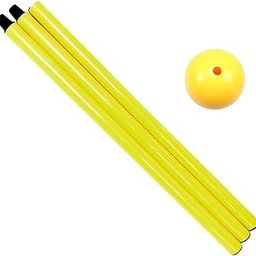 MERISHOPP Football Door Pole Training Tool Sign Obstacle Marker Rod Base Set-image-13