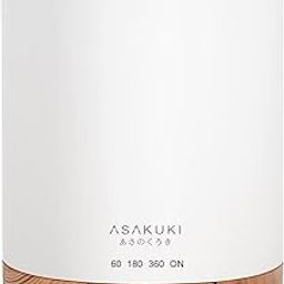 300ML Essential Oil Diffuser, Quiet 5-in-1 Premium Humidifier, Home Fragrance Aroma Diffuser with 7 LED Color Changing Light and Auto-Off Switch -Light Brown-16