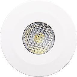wipro Polycarbonate Garnet 2W Led Integrated Spotlight | Cool White (6500K) | Compact Design Ceiling Spot Light for Cabinets & Wardrobes | Cutout - 33Mm | Pack of 3,-image-38