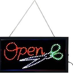 LED Neon Animated Hair CUT Salon Open Business Sign W/ TWO Switchs: Power and Animation ON/OFF Model: L24 by e-onsale-image-19