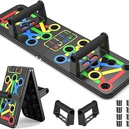 Pheonix Pushup Board, 15 in 1 Push Up Stand, Multi-Function Flex Board for Chest, Triceps, Shoulder, Back Muscles, Home Workout Gym Equipment, Multicolour-26