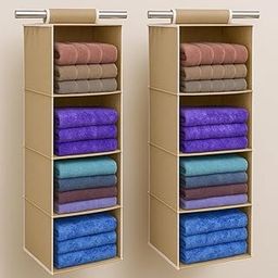 UNICRAFTS Hanging Organizer (Beige, Pack of 2 (4 Shelf))-image-65
