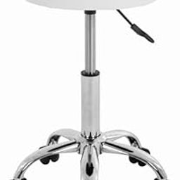 Meble Home Revolving Adjustable Height 18-23 Inches Stool for Home/Office/Shop/Hotel/Medical/Doctor/Warehouse S/Garage/Hospital/Clinic Stool 1PC (White)-23