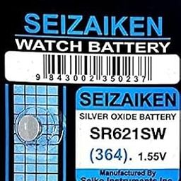 Ssuo Sr621Sw (364) Lr621Silver Oxide Watch Battery (Pack Of 1)-16