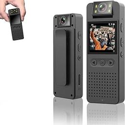 TECHNOVIEW 1080P HD Audio Video Recorder with 1.4-inch Screen, 180° Rotating Lens, Night Hd Vision, Noise Reduction Recording, Smart Ap Hotspot, Mobile Monitoring - Black-26