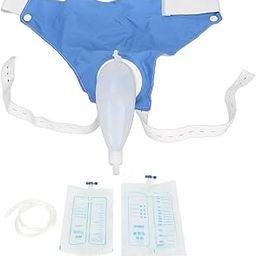 RAJry Reusable Male Urine Bag,Urine Collector,Adults Urine Bag, Male Urinal Pee Holder,Urine Bag Collector with Pee Catheter Duct 1000ML + 2000ML for Men Elderly Urinary Incontinence-image-49