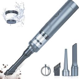 WE11DONE Handheld Vacuum, 13000Pa Cordless Vacuum, 120W High Power Dry Car Vacuum Cleaner with Multi-Nozzles, Compact Mini Home for Office Pet-image-78