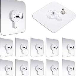 Photo Frame Hooks for Wall Without Drilling, Self Adhesive Hooks for Wall Heavy Duty Strong Nail Free,Kitchen and Bathroom Accessories (15)-30