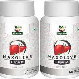 Divya Shri Maxolive Capsule 120pc | Fatty Liver Car, Body Detox Support | Fatty Liver Plant Based Capsules, Liver Support Supplement-image-83