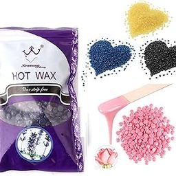 CUVLY Brazilian Wax Kit | 100g Stripless Hard Wax Beans for Painless Hair Removal | Paraffin Wax for Face, Bikini, Legs & Body | Professional At-Home Waxing Kit for Women Men-image-75