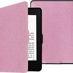 Fintie Slimshell Case for 6" Kindle Paperwhite 2012-2017 (Model No. EY21 & DP75SDI) - Lightweight Protective Cover with Auto Sleep/Wake (Not Fit Paperwhite 10th & 11th Gen), Pink-picture-15