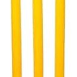 K.P. Sports Best Heavy Plastic Cricket Stumps Set - 3 Stumps + 2 Bails + 1 Stand (Yellow)(Plastic Wicket Set) Cricket Standard Wickets for Cricket Ground, Match, Tournament Stump with Stand & Bails-image-87