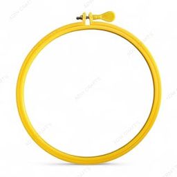 ADW CRAFT'S Plastic Embroidery Hoops - 6 Sizes (8 Inch - Pack of 1) in Assorted Colors for Beginners & Professionals-picture-8