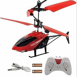 NEXORA - RC Mini Remote Control Helicopter, 2-Channel, USB Charging, LED Lights, Indoor Outdoor Flying Toy (Red and Black) with 2xAAA Long Lasting Batteries-image-11