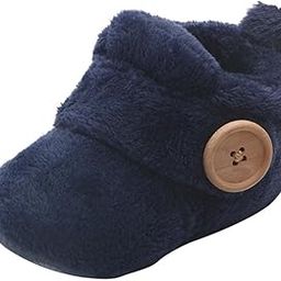 ™ Baby Soft Cloth Sole Shoes Winter Warm Toddler Shoes 6-9Months Dark Blue | Baby & Toddler Clothing-image-46