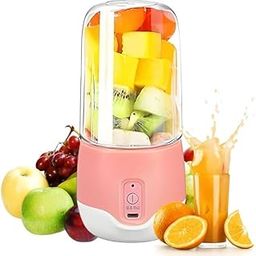 SHOPOLIFE Fruit Juicer || Portable Electric Mini Juice Maker || Blender Grinder Mixer Usb Rechargeable Mini Juicer Blender For Smoothies, Juice And Shakes With 4 Powerful Blades (Multicolor, 1 Piece)-13