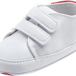 SAZ DEKOR Soft Sole Anti-Slip Prewalker Toddler Crib Shoes Sneaker 12-18M Red-image-14