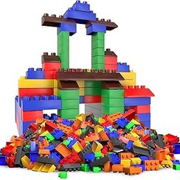 BAYBEE 1000 Pcs Building Blocks for Kids | Creative DIY Construction Bricks Set | Educational Puzzle Toy for Boys & Girls | Learning Block Game for Children-image-64