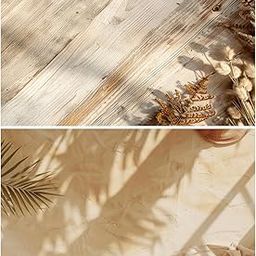 Sheet 2 in 1 Product Photography Backdrop 3D Flat Lay Tabletop Double-Sided 20x29 Photo Background PVC Wrinkle Free for Small Products Food, Cosmetics Shoot (Combo 12)-13