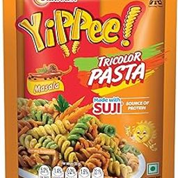 Sunfeast Yippee! Tricolor Pasta|Masala|Soft & Creamy Pasta|Instant Pasta Made with Suji/ Rava (Weight May Vary),65/70 Gms-image-11