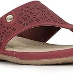 CONCORDIA Pink Casual Slipon Open Toe Thong Slipper Thong Slipper Flat & Low HH 0-25 MM For Women UK Size- 5-23