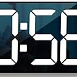 GHANU Plastic Digital LED Wall Clock For Living Room Decor|Large Display With Date,Temperature,& Week|Desk Alarm Clock For Bedroom With Remote Control|For Office&Home(Orange-White-Orange),38 CmX38 Cm-9