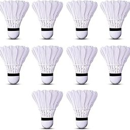 U S Sports® Feather Shuttlecock Pack of 10 | High-Performance Feather Design for Indoor & Outdoor Badminton | Consistent Flight & Stability for Training & Match Play-11