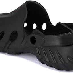 Clog Sandals, Slip-On, Black Colour, Lightweight, Ventilated Outsole (Size:7)-54