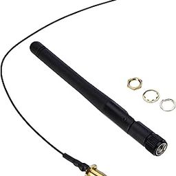 6dBi 2.4GHz 5GHz Dual Band WiFi SMA Antenna +20cm U.fl-IPEX Cable-10